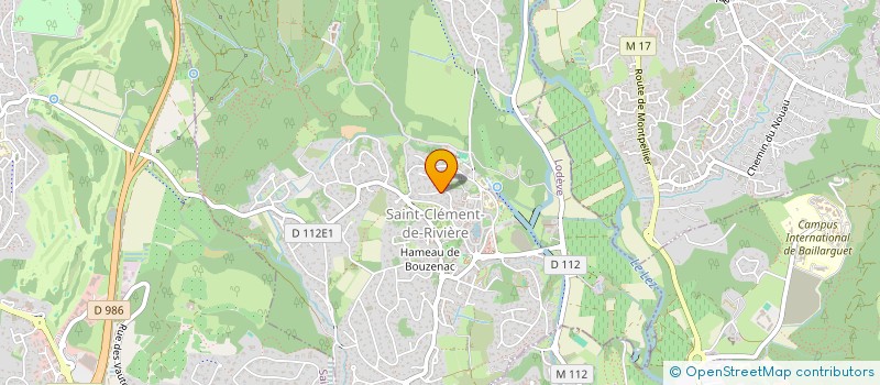 localisation de l'entreprise SCI LOCA  SAINT-CLEMENT-DE-RIVIERE