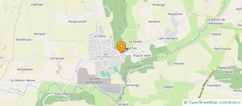 localisation de l'entreprise SCI LOCA-BREIZH  MOREAC