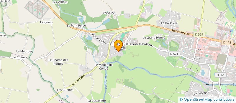 localisation de l'entreprise SCI LOCA JC à CONDE-SUR-SARTHE
