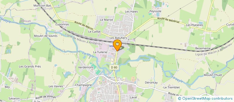 localisation de l'entreprise SCI LOCA-JURIS à VONNAS