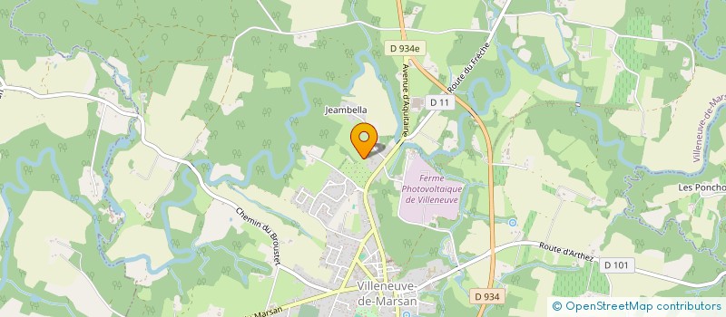 localisation de l'entreprise SCI LOCA LUBIN à VILLENEUVE-DE-MARSAN