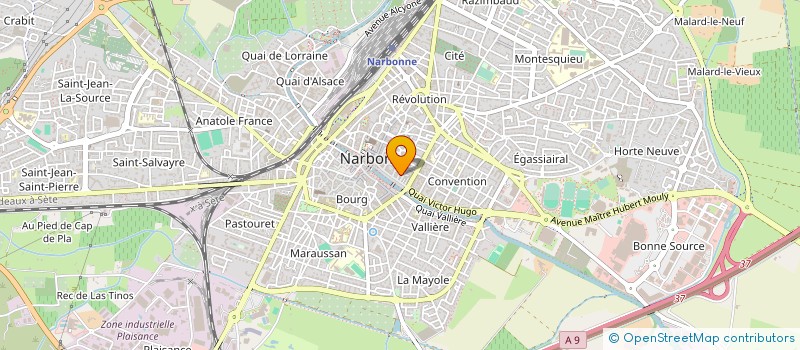 localisation de l'entreprise SCI LOCA MER à NARBONNE