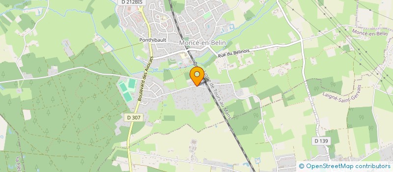 localisation de l'entreprise SCI LOCA PIOGER  MONCE-EN-BELIN