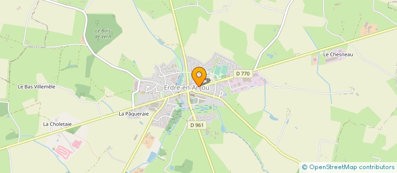 localisation de l'entreprise SCI LOCA SEGRE  ERDRE-EN-ANJOU