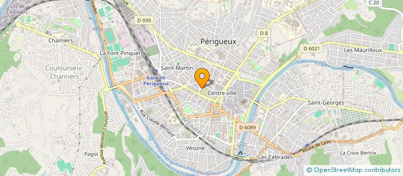 localisation de l'entreprise SCI LOCA THIERS à PERIGUEUX