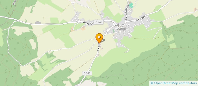 localisation de l'entreprise SCI LOCA.VER  NAISEY-LES-GRANGES
