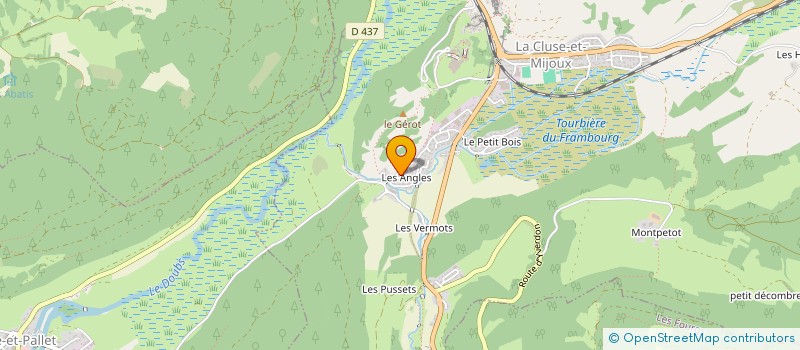 localisation de l'entreprise SCI LOCABAT  LA CLUSE-ET-MIJOUX