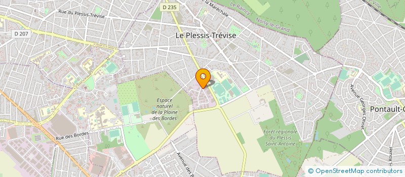localisation de l'entreprise SCI LOCABAT à LE PLESSIS-TREVISE