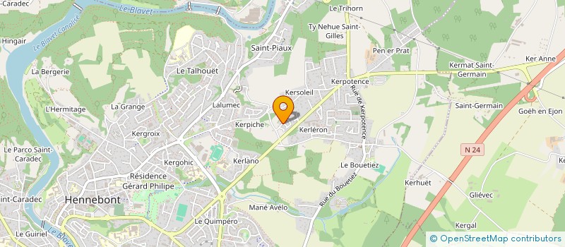 localisation de l'entreprise SCI LOCABAT à KERVIGNAC