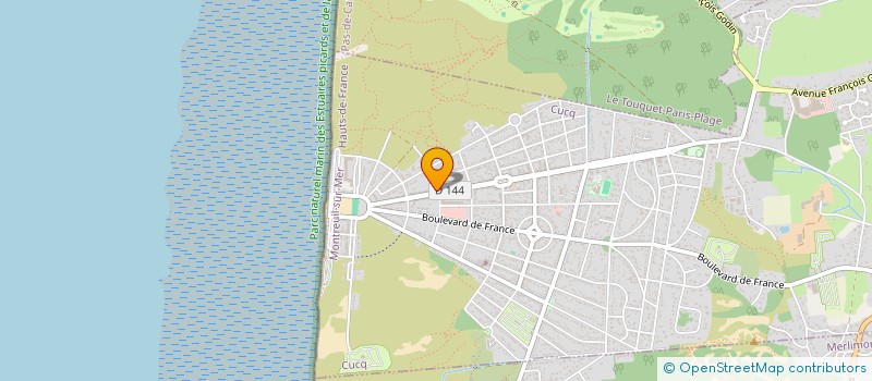 localisation de l'entreprise SCI LOCABERK  CUCQ