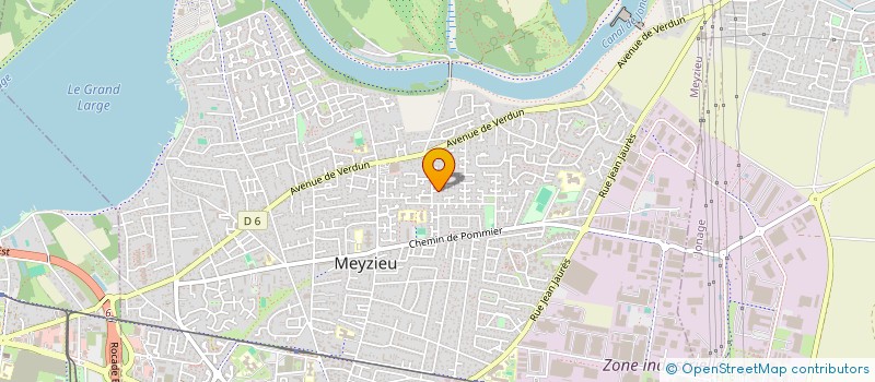 localisation de l'entreprise SCI LOCABIM  MEYZIEU