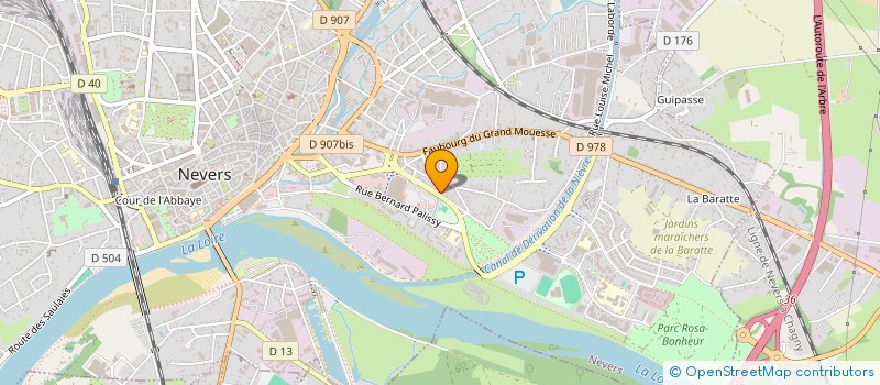 localisation de l'entreprise SCI LOCABITAT à NEVERS
