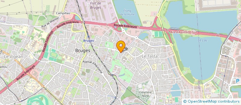 localisation de l'entreprise SCI LOCABRISI  BRUGES