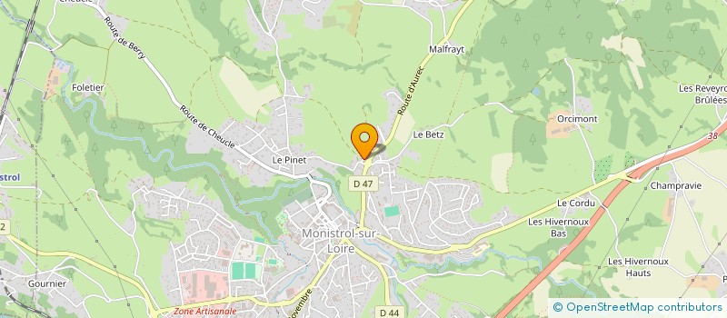 localisation de l'entreprise SCI LOCABURE  MONISTROL-SUR-LOIRE