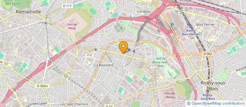 localisation de l'entreprise SCI LOCACITY à MONTREUIL