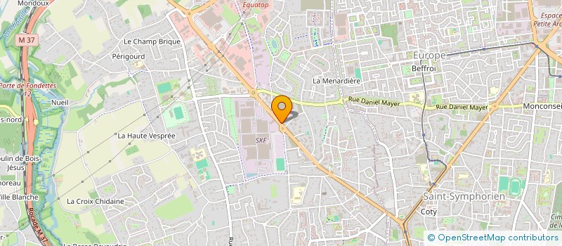 localisation de l'entreprise SCI LOCACOIFFURE à SAINT-CYR-SUR-LOIRE