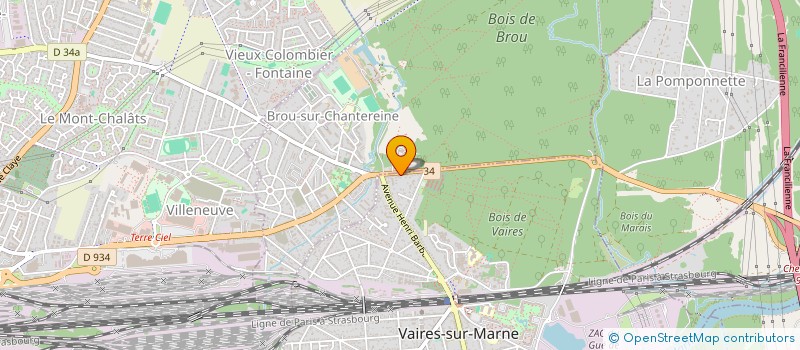 localisation de l'entreprise SCI LOCAD  VAIRES-SUR-MARNE