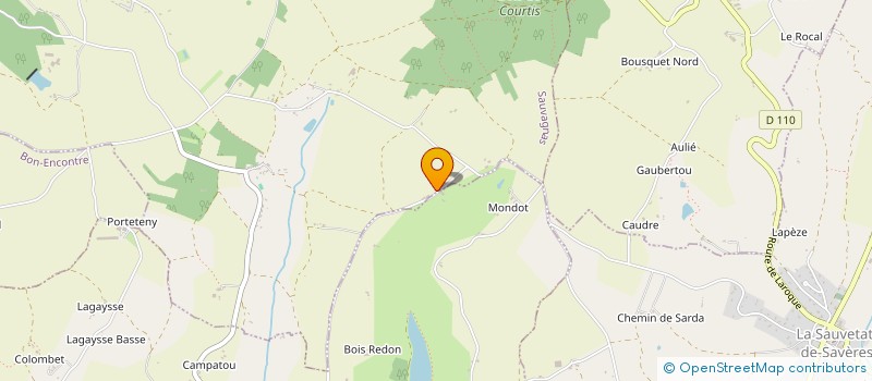 localisation de l'entreprise SCI LOCADARA  SAINT ANTOINE DE FICALBA