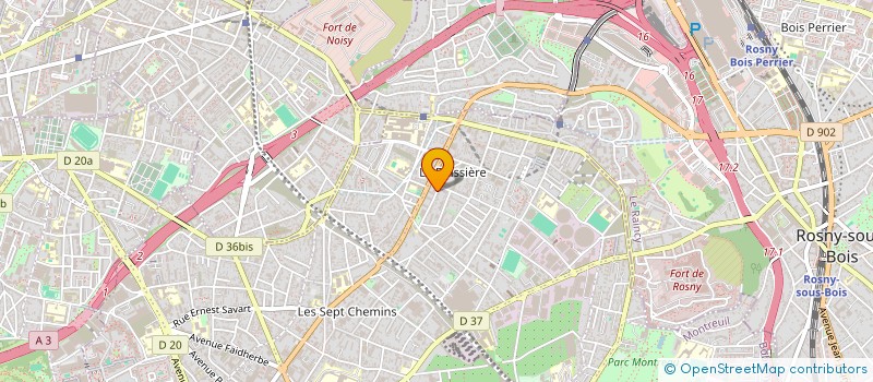 localisation de l'entreprise SCI LOCADIE à MONTREUIL