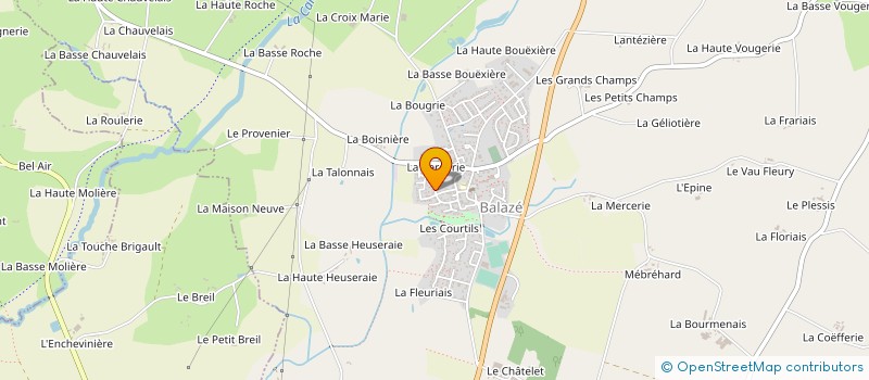 localisation de l'entreprise SCI LOCADIFLO  BALAZE