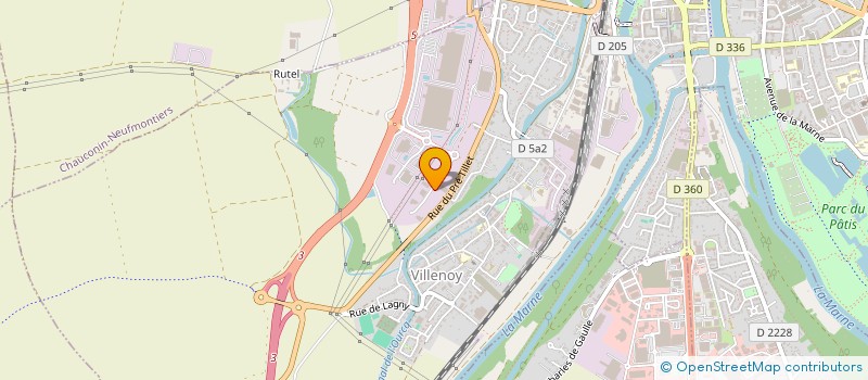 localisation de l'entreprise SCI LOCAFORT  VILLENOY