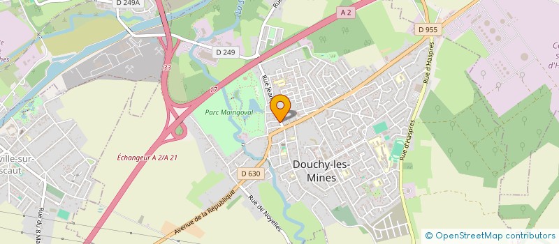 localisation de l'entreprise SCI LOCAGEST à DOUCHY-LES-MINES