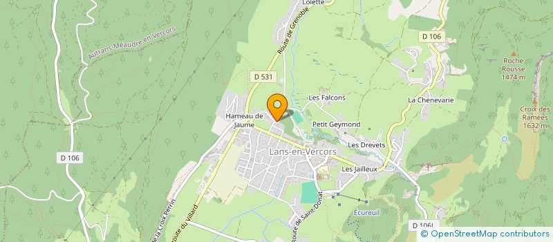 localisation de l'entreprise SCI LOCAGESTION-AM  LANS-EN-VERCORS