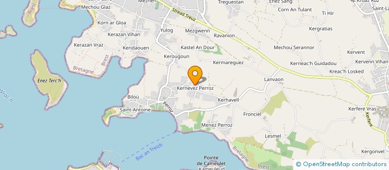 localisation de l'entreprise SCI LOCAGIR  PLOUGUERNEAU