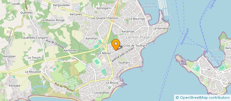 localisation de l'entreprise SCI LOCAGORA  LARMOR-PLAGE