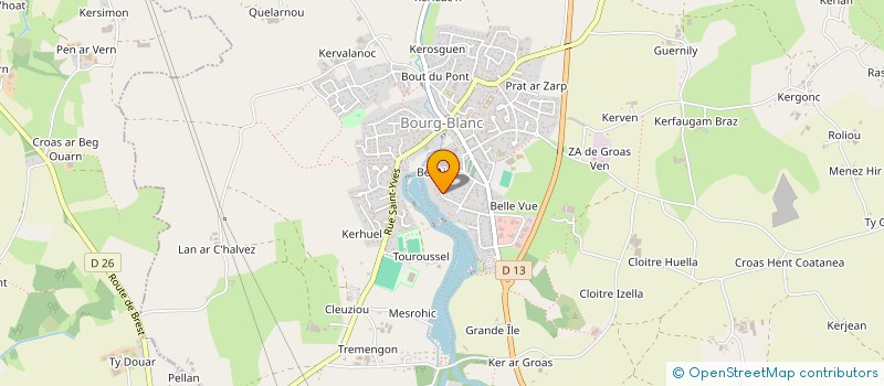 localisation de l'entreprise SCI LOCAL&LOCAL  BOURG-BLANC