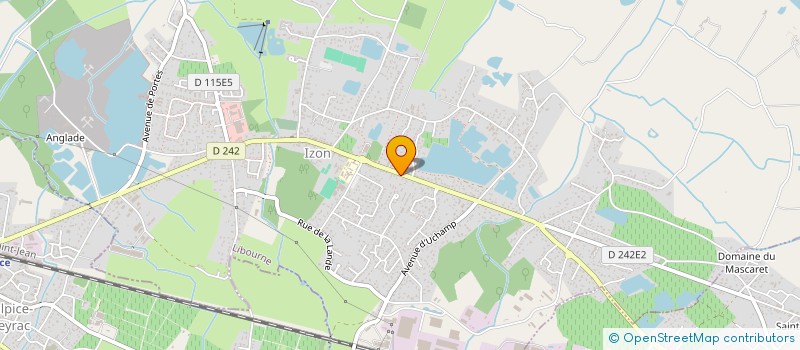 localisation de l'entreprise SCI LOCALIER 33  IZON