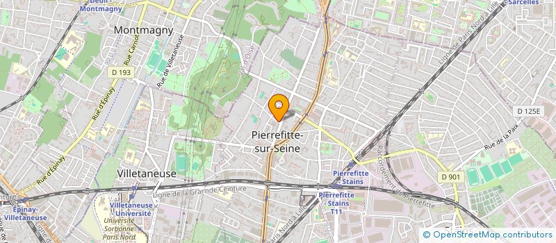 localisation de l'entreprise SCI LOCALJURIS à PIERREFITTE-SUR-SEINE