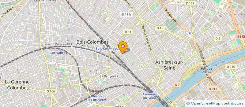 localisation de l'entreprise SCI LOCALPRO à ASNIERES-SUR-SEINE