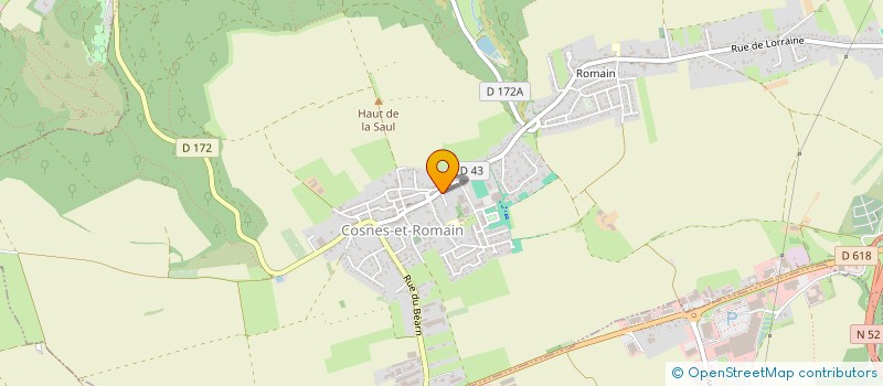 localisation de l'entreprise SCI LOCAMA  COSNES-ET-ROMAIN