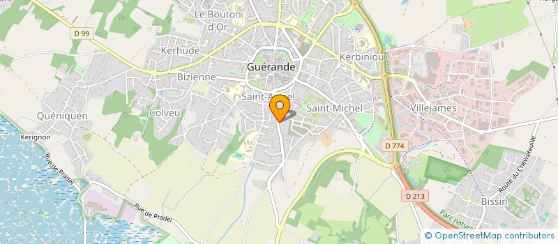 localisation de l'entreprise SCI LOCAMAM  GUERANDE