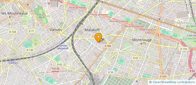 localisation de l'entreprise SCI LOCAMAND  MALAKOFF