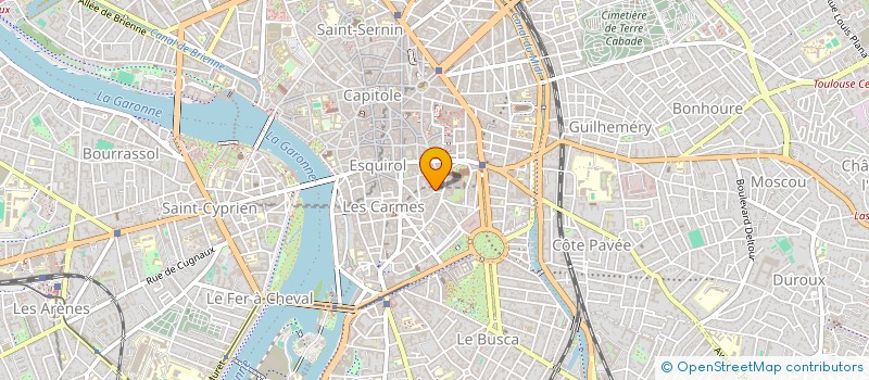 localisation de l'entreprise SCI LOCAMILH  TOULOUSE