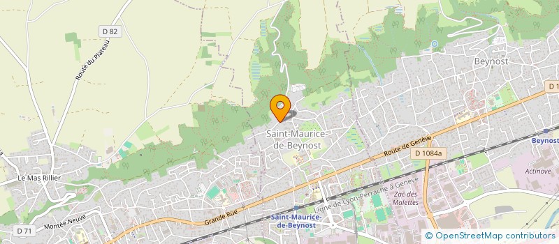 localisation de l'entreprise SCI LOCAMON  SAINT-MAURICE-DE-BEYNOST