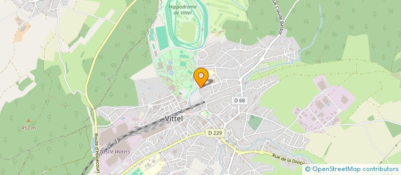 localisation de l'entreprise SCI LOCAMUR  VITTEL