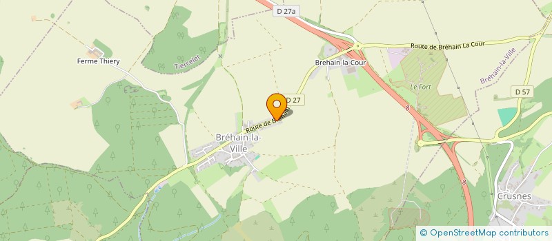 localisation de l'entreprise SCI LOCANORD  BREHAIN-LA-VILLE