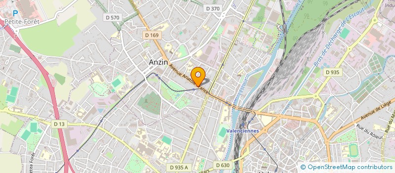 localisation de l'entreprise SCI LOCANORD IMMOBILIER  ANZIN