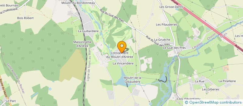 localisation de l'entreprise SCI LOCAP  SAINT-ANTOINE-DU-ROCHER