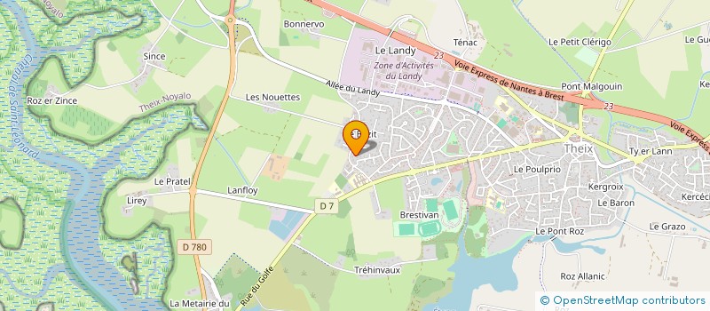 localisation de l'entreprise SCI LOCAPIEM  THEIX-NOYALO