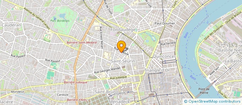 localisation de l'entreprise SCI LOCAPLAST  BORDEAUX