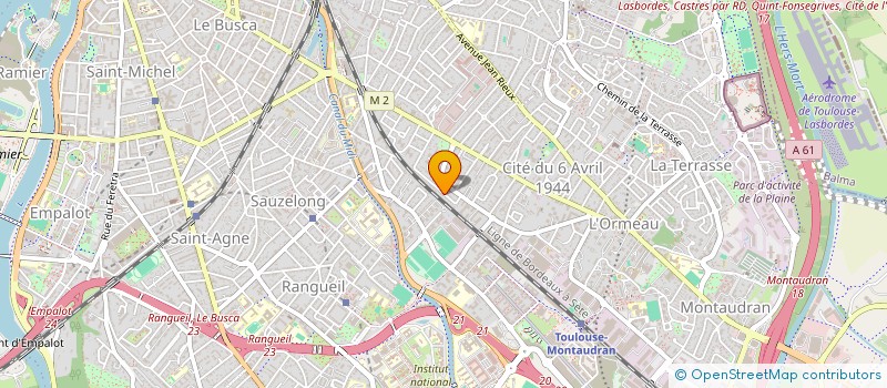 localisation de l'entreprise SCI LOCAPRODENT à TOULOUSE