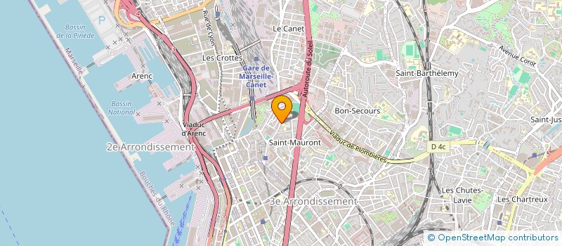 localisation de l'entreprise SCI LOCAPYAT à MARSEILLE