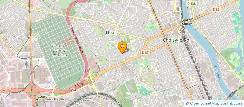 localisation de l'entreprise SCI LOCAR à THIAIS