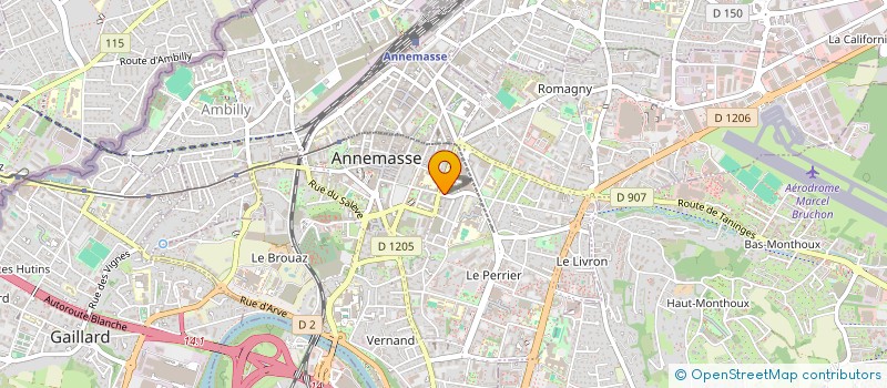 localisation de l'entreprise SCI LOCARANDI à ANNEMASSE