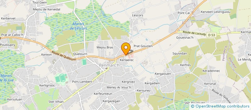 localisation de l'entreprise SCI LOCAREC  PENMARCH