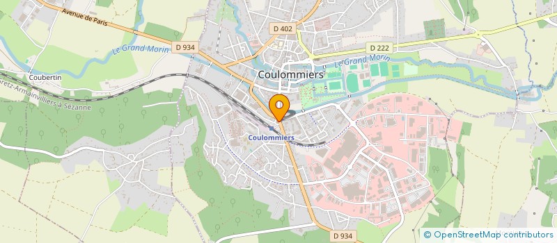 localisation de l'entreprise SCI LOCARECHE  COULOMMIERS